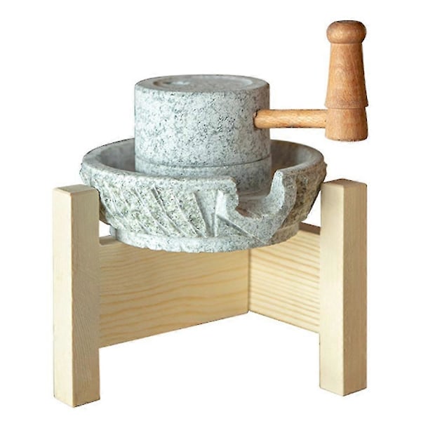 Mini Hjem Kaffebønne Maskin Retro Hånd Kaffekvern Korn Krydder Naturlig Liten Steinmølle Retro O