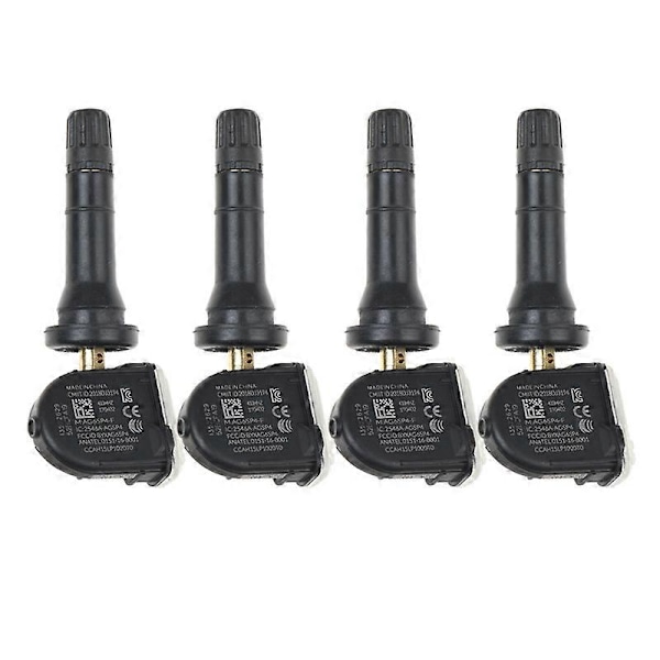 4 st Däcktryckssensor 13522629 TPMS för Opel Antara Bolt Karl