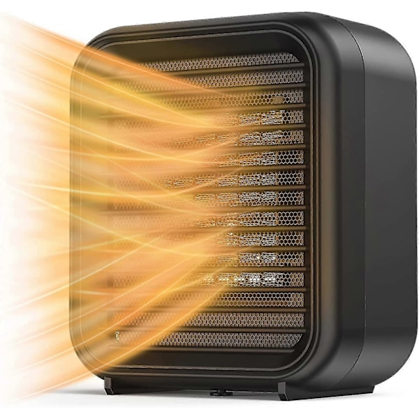 800w Mini Keramisk Varmeblæser, 2 Effekttrin