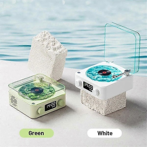 KW03 Retro Vinyylilevykaiutin RGB Langaton Bluetooth 5.0 Levysoitinkaiutin Stereoääni wi