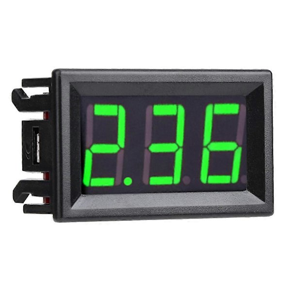 Digitalt DC Strøm Display Panel 0-10A Amperemeter - To 0.56 tommer Kabler