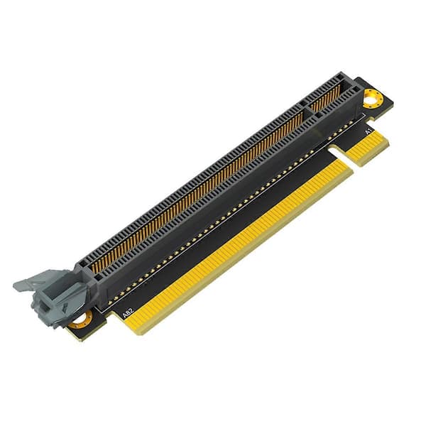 PCI-E 16X 3.0 90 Graders Omvendt Han til Hun Riser Kort til 1U Server (Installationsretning Mod CPU)