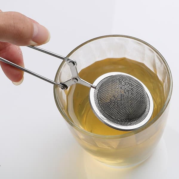Te-infuser Håndtak Te-kule Sfære Mesh Te-sil Kaffe Urte Krydder Filter Diffuser Kjøkkenredskap
