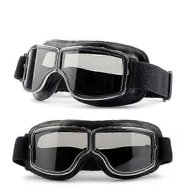 Retro Aviator Motorcykelbriller