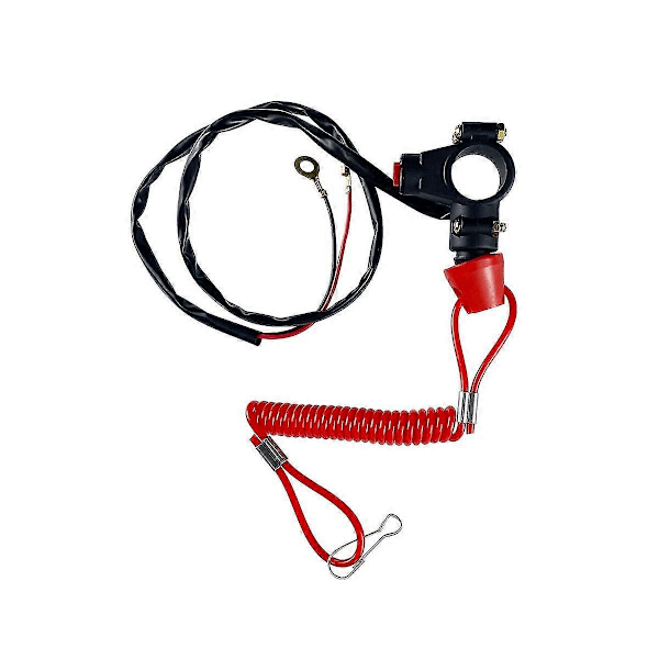 Motorcykel Enkelt Support Flameout Switch Horizon Til ATV Strandcykel Udenbords Nødstop Flameo