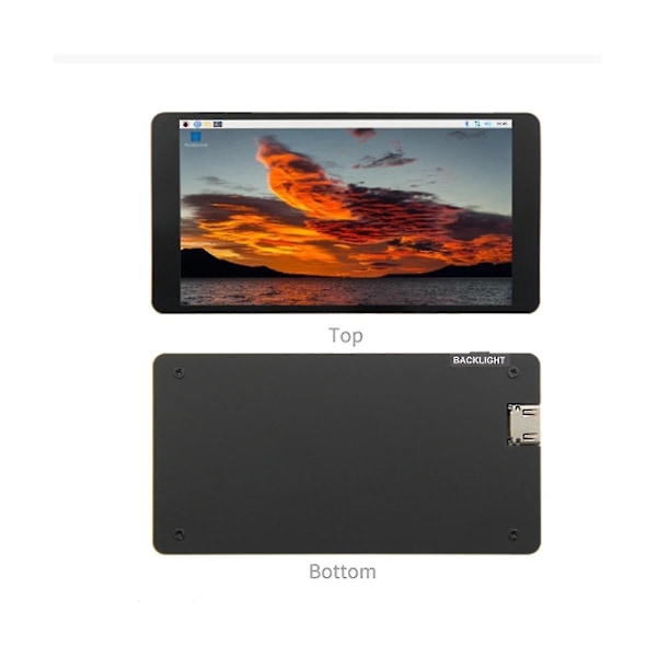 Ny 5,5 tums 1080P AMOLED IPS LCD-skärm - Kompatibel USB-skärm Kapacitiv Touch för 4B 3B+ 3B