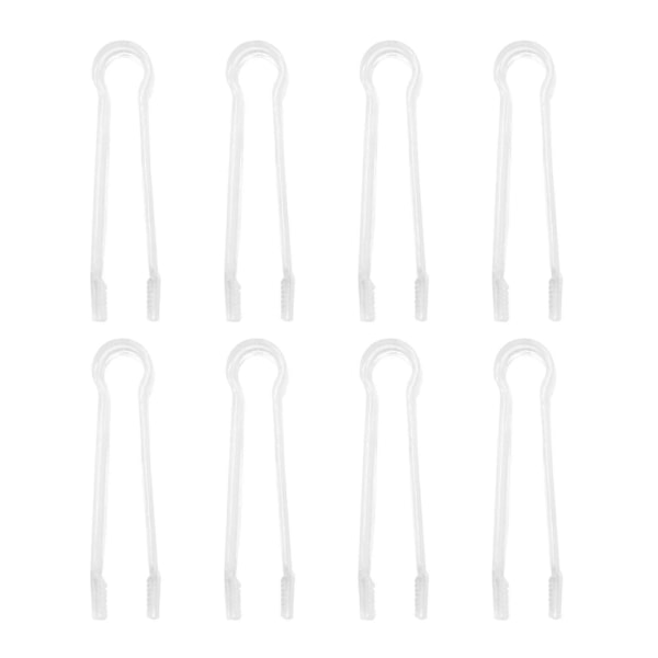 8 stk Plastbuffet Serveringstang Mini Serveringsredskap Tang Forretter Tang Klar Kjøkken Tang