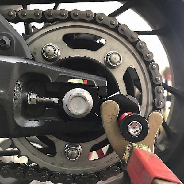 Motorcykel CNC Aluminium Kædejusteringsblok Bagerste Svingarm Spoler til Cb650f Cbr650f 2014-2019 Cb65