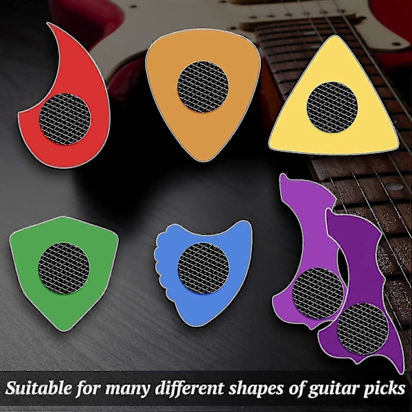 30-pack Gitarrplock Grepp, Halksäkra, Självhäftande, för Gitarr, Bas, Ukulele, Mandolin