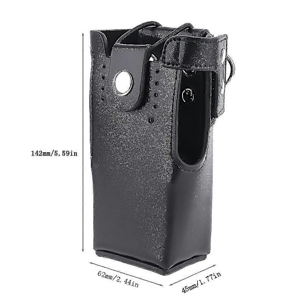 Läderfodral för Förvaringsväska Ficka för Motorola Radio GP328/338 PRO5150 H