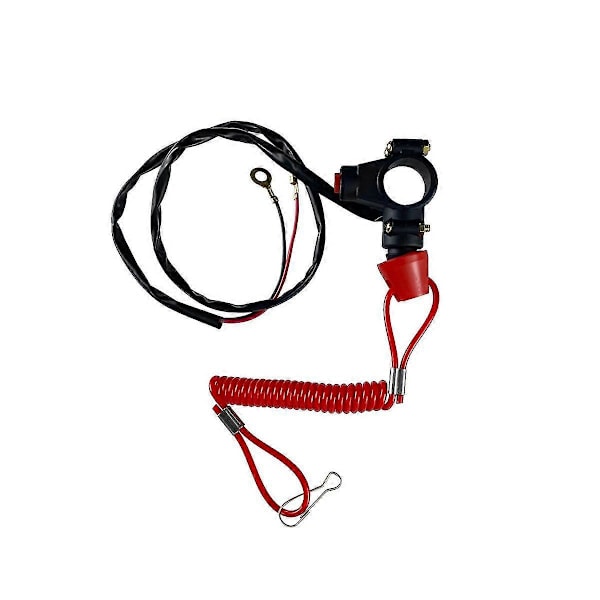 Motorcykel Enkelt Support Flameout Switch Horizon Til ATV Strandcykel Udenbords Nødstop Flameo