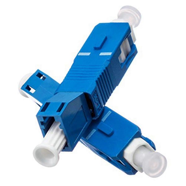 2 KPL Single Mode 9/125Um SC/UPC Uros - LC/UPC Naaras Hybridikuituoptinen Adapteriliitin Op:lle