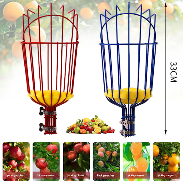 Universell fruktplukker for plukking av epler og mango Blue
