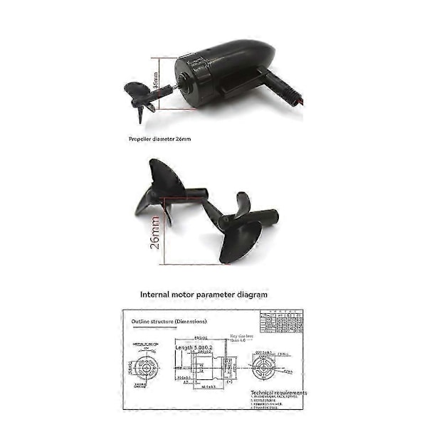 Åtebåt DIY Modifiserte Sett kompatible Flytec 2011-5 Fiske Åtebåt-FO SAHN