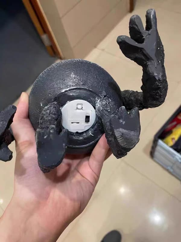 Elden Ring Pot Boy Statue med innebygd LED-lys, Elden Ring Samleobjekt for spillere (YJD)
