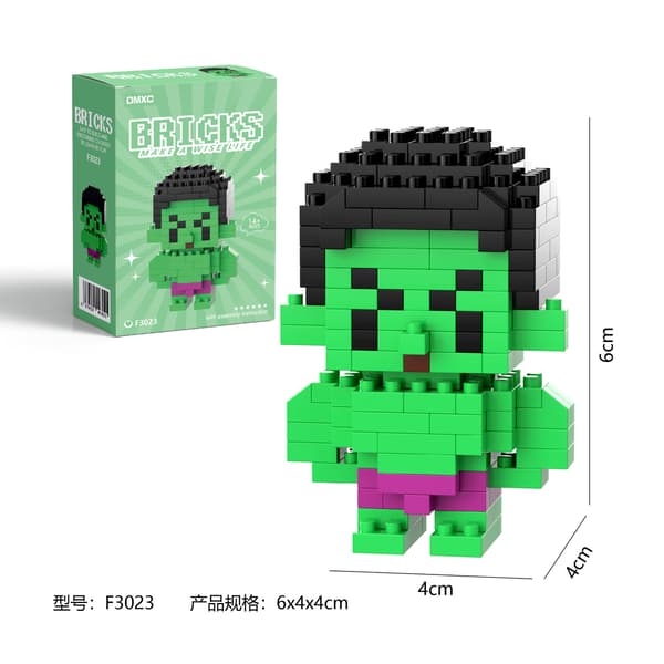 Marvel Avengers Kompatibla Diamond-Block Byggleksaker – Samlarbara Mini-figurer i Blind-Box Stil 2