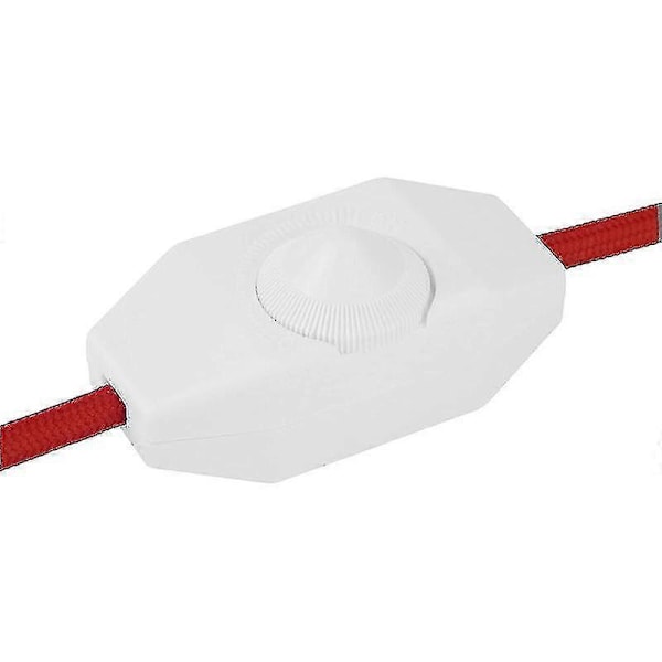 Lysdimmer, dreiebryter med 220-230V hvit, trykknapp for dimbar LED