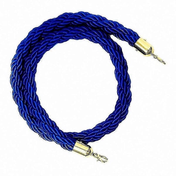 Kraftige tau-barrierer og køkontrollstativ Blue 1.5m