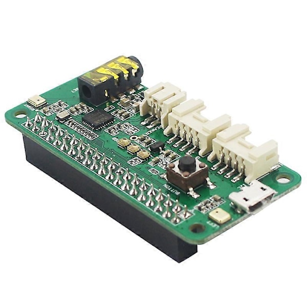 ReSpeaker 2-Mics Pi Hat för Raspberry Pi 4 Model B Röstmodul Dubbel Mikrofonuppsättning för Raspberry