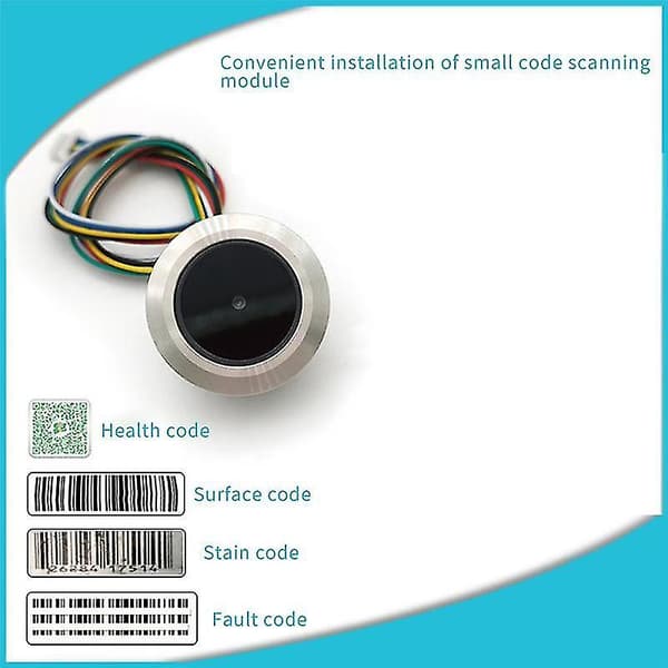 GM861 Metal LED Kontrol Ring Indikator Lys UART Interface 1D/2D Stregkode QR Kode Stregkodelæser M