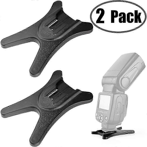 Lämplig för Kamerablixtstativ Blixt Speedlight Hot Shoe Mount Stativ med 1/4\" Metallstativgänga för Blixt Speedlight Speedlite Canon Nikon Sigma O