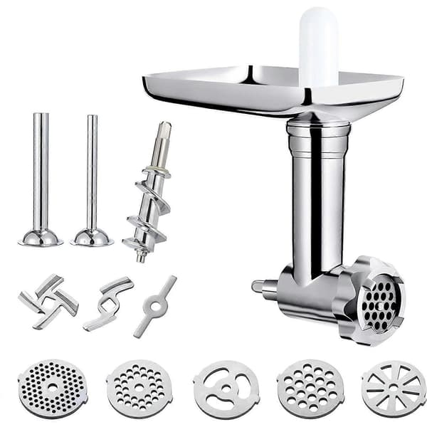 Holdbare kødhakker tilbehør til KitchenAid bordmixere med pølsefyldningsrør/foodprocessor