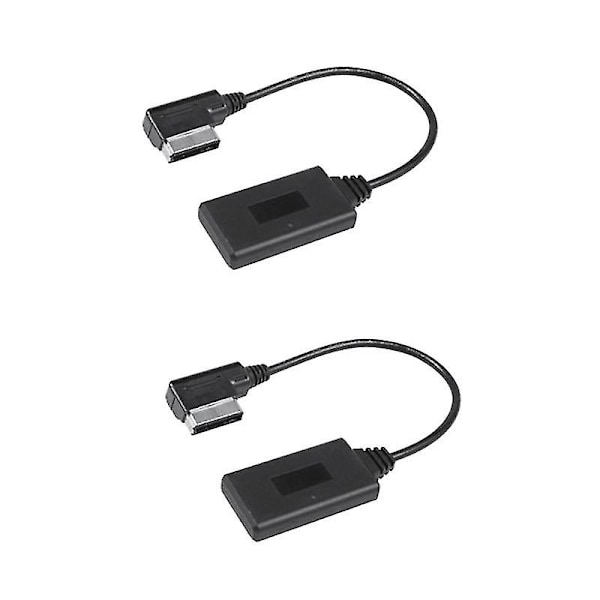 2 stk. Trådløs Bluetooth-modul for bil, musikkadapter, ekstra mottaker, Aux-lydkabel for W212 S212 C207