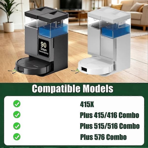Tilbehørssæt til IRobot Roomba 415X / Plus 415/Plus 576/Plus 516 Combo/ Plus 515 Combo/Plus 575 Combo