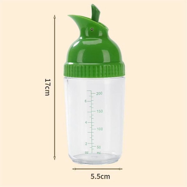 Easy Grips Salatdressing Shaker Dispenser Lækagesikker Beholder Flaske Universal Sauce Mixer med Skalaer Køkken GadgetB