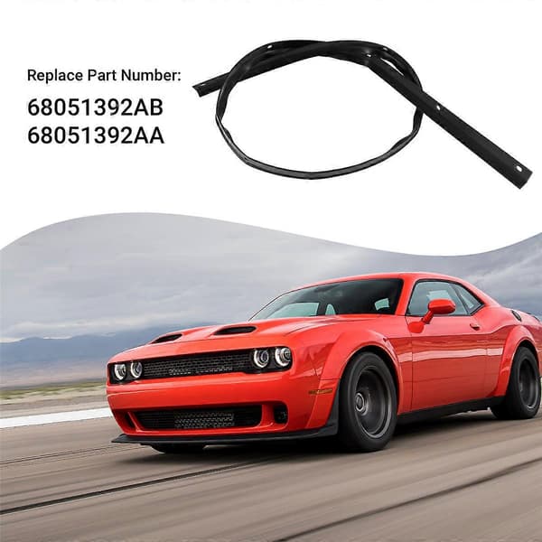 Frontkofanger Hætteforsegling med Nitter til Dodge Challenger 2008-2019