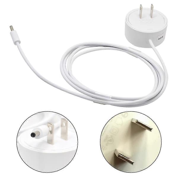 AC-oplader, der passer til Google Home Hub, Hub Mini-højttalerstrømkabel