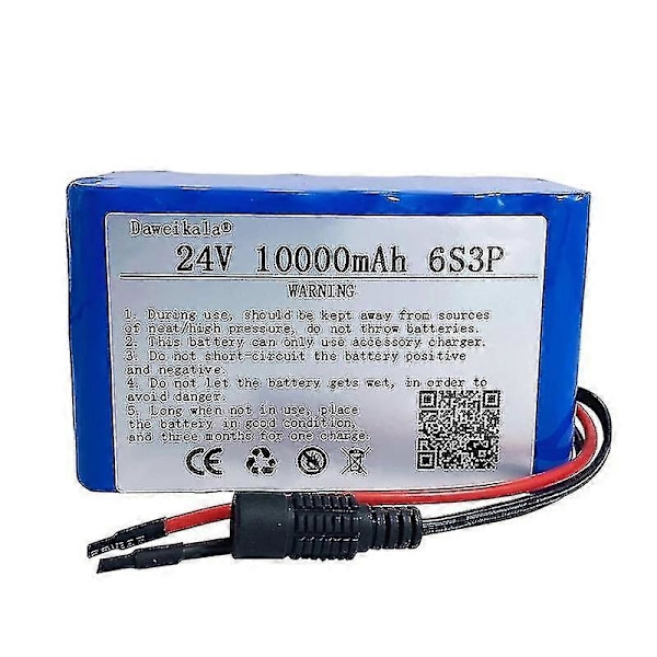 24v 6s3p 18650 Batteri Lithium Batteri 24v 10000mah Elcykel Knallert/elektrisk/lithium-ion Batt