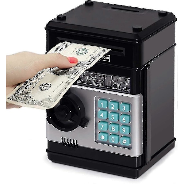 Otwoo Spargris Kontant Myntburk Atm Bank Elektronisk Mynt Pengabank För Barn-het Present