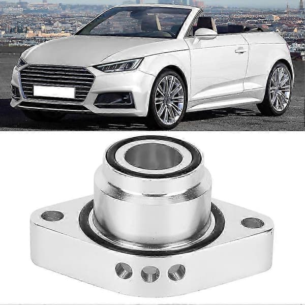 Blow Off Ventil Base Sølv Aluminium Legering for 1.4 Turbo A1 A3 Adapter