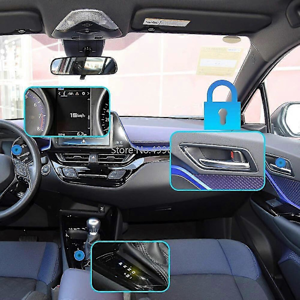 Til Toyota C-hr 2018-2023 Chr Hybrid Professionel Auto Obd Hastighedslås Bildør Lukke Enhed Automatisk Låsning Lukker Åben Lås Op