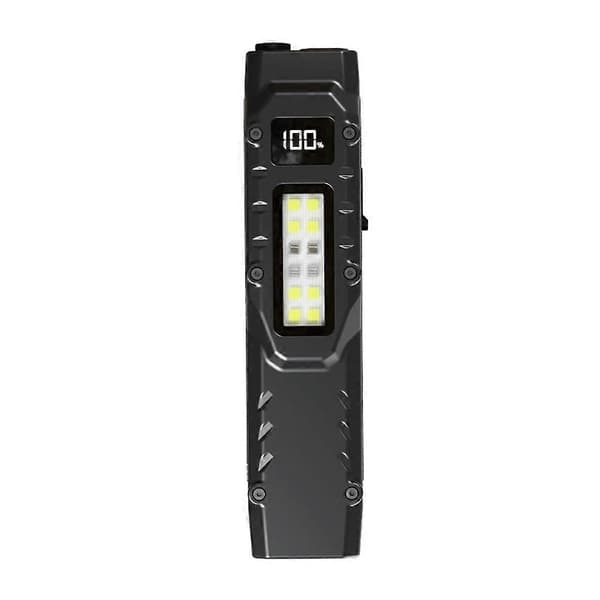 Multifunksjonell Mini LED Lommelykt USB Oppladbart Sterkt Lys