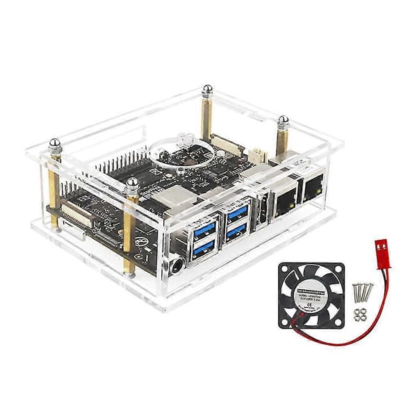 För Visionfive 2 Risc-v Klart Skyddsskal Starfive Jh7110 Processor