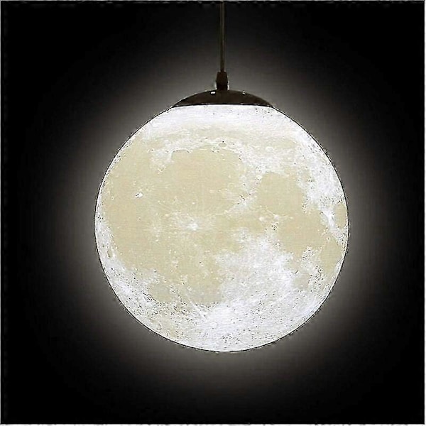 3D Måne Lysekrone - Måne Taklampe Måne Taklys Planet Pendellampe Måne Restaurant Bar Hjem Barnerom LED Lysekrone (Pære