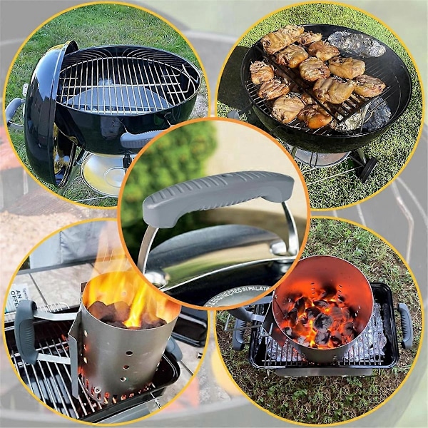 80671 Kullgrill Lokkhåndtak, Kullgrill Verktøyhåndtak Erstatning for Mange Griller/Parrilla/Touc