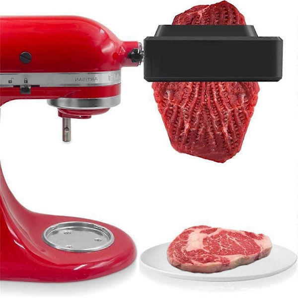 Lihanmureuttaja Kitchenaid-yleiskoneisiin, vaihteet, siipikarja, musta
