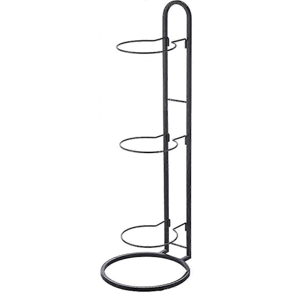 Vertikal balloppbevaringsstativ - Lagdelt balloppbevaringsstativ - 3-lags basketballholder displaystativ, basketballstativ sportsbutikk for stadion gym klasserom