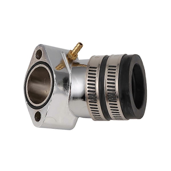 Motor Karburator Aluminium Legering Vinklet Adapter Indløb Indsugningsmanifold til GY6 150Cc Scooter Go