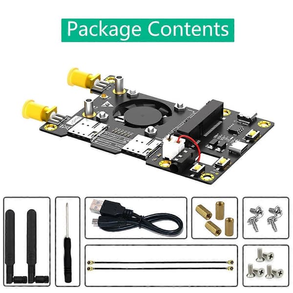 3G 4G LTE Basic HAT Raspberry Pi Asus Tinker Board Samsung ARTIK Rock64 Media Latte Panda Coolerille