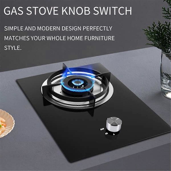 5 stk. metall gasskomfyr knotter komfyr kontroll rekkevidde ovn knotter brenner knotter gassplatetopp bryter erstatning Ac