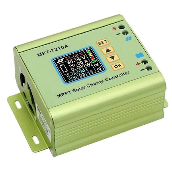 MPT-7210A MPPT Solarladdningsregulator 24V/36V/48V/60V/72V Solpanel Batteriladdare Boo