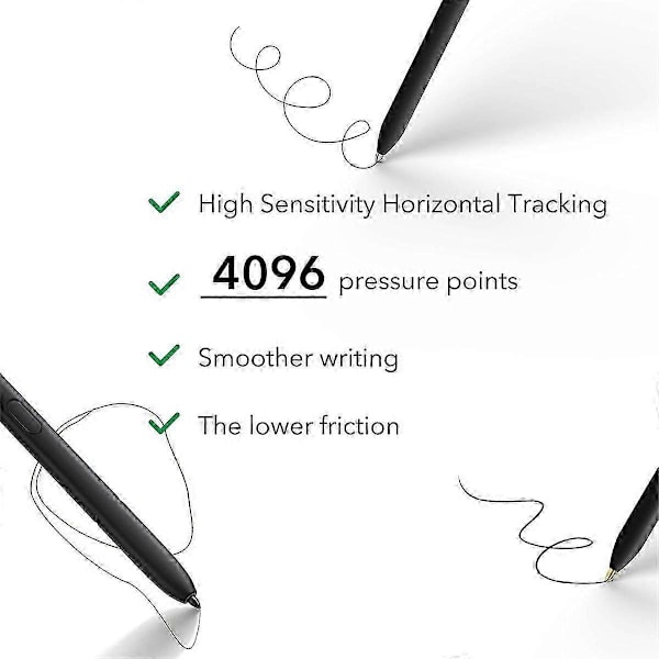 Fantastiske Metallspisser/Tupper Erstatning Galaxy Tab S9/S9FE+/S9 Ultra/S8/S8+/S8 Ultra/S7 FE/S6 Lite/S22/S23 Ultra