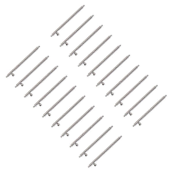 20 stk. Quick Release Fjederstifter Stålur (18mm, 20mm, 22mm, 23mm)