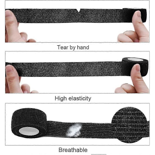 Förpackning med 18 Självhäftande Kohesiva Bandage Plåster Fingerplåster Självhäftande Bandage Gåva