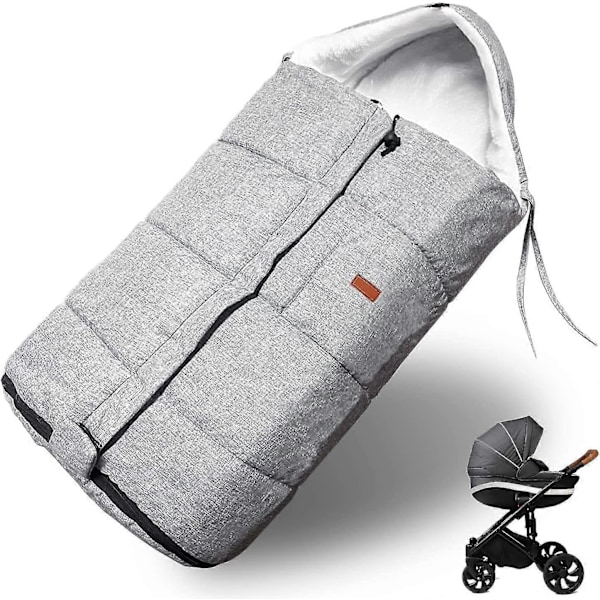 Baby Fotmuff, heilwiy Vogn Cosy Toes, heilwiy Fløyelsfôr, heilwiy