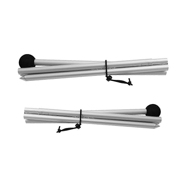 Strandtältstänger Ersättning 2-pack Vikbara Portabla Aluminiumlegering Reparations- och Fixeringstillbehör